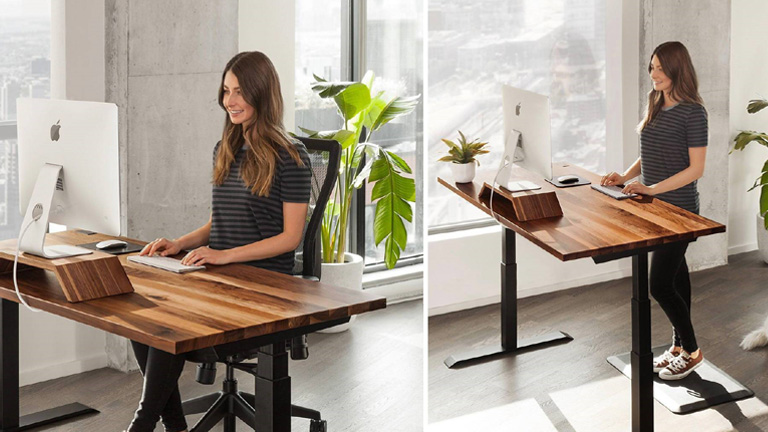 Ergonofis offre des bureaux ajustables et des articles ergonomiques élégants. Bureau ajustable télétravail Ergonofis