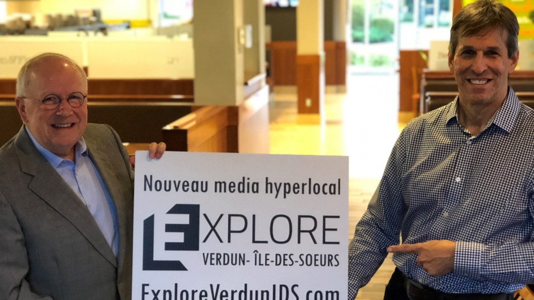 Alain Laroche et Éric LeRiche ont lancé la plateforme Explore IDS-Verdun.