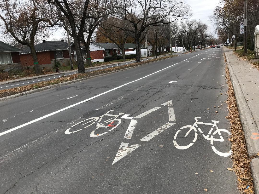 Le boulevard Langelier accueille une voie réservée