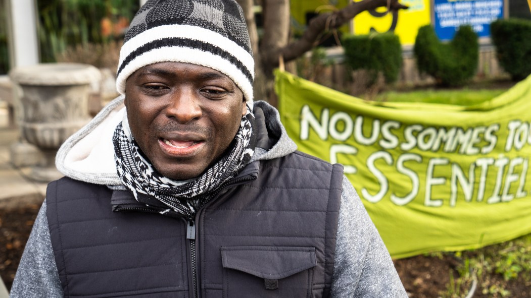 Mamadou Konaté travailleur essentiel mobilisation