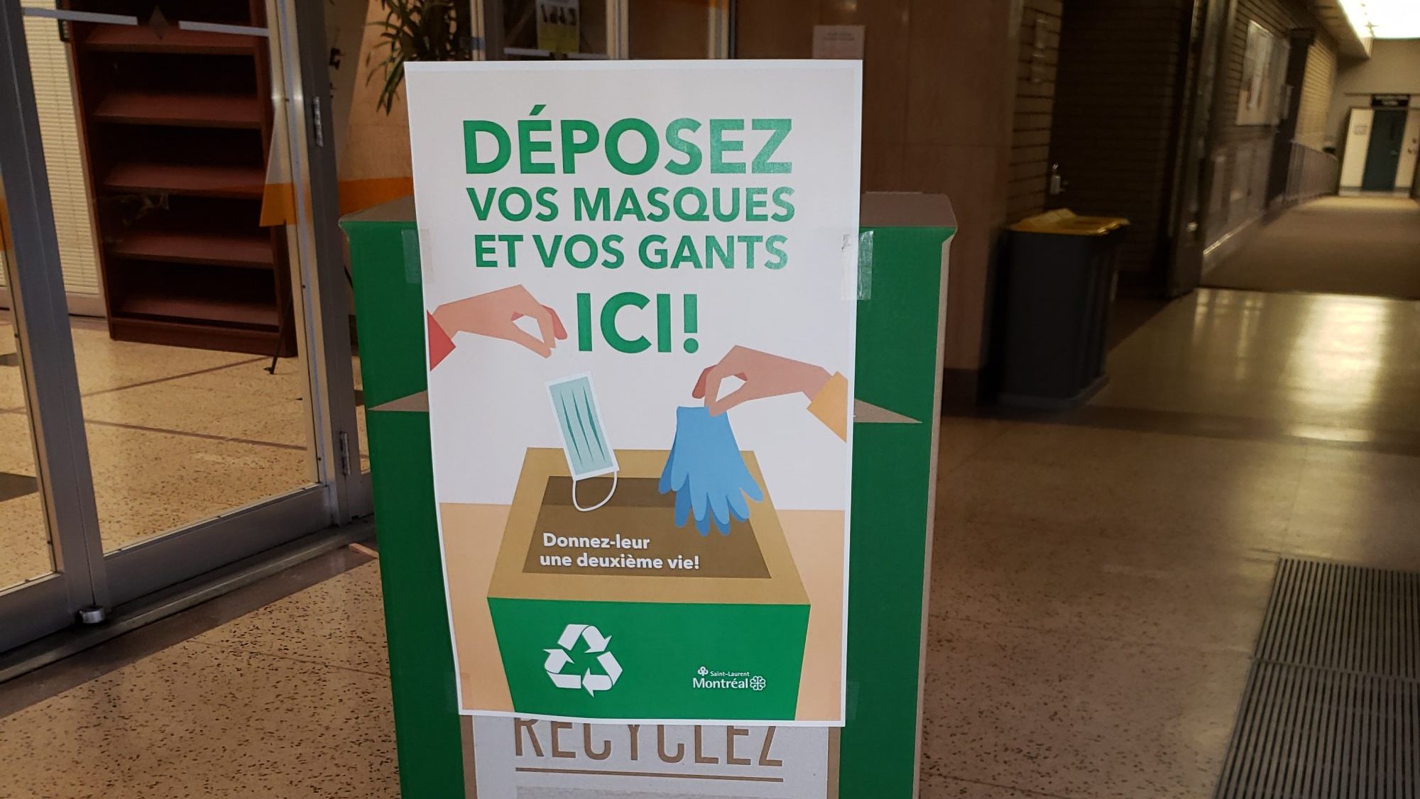 Une boîte de récupération