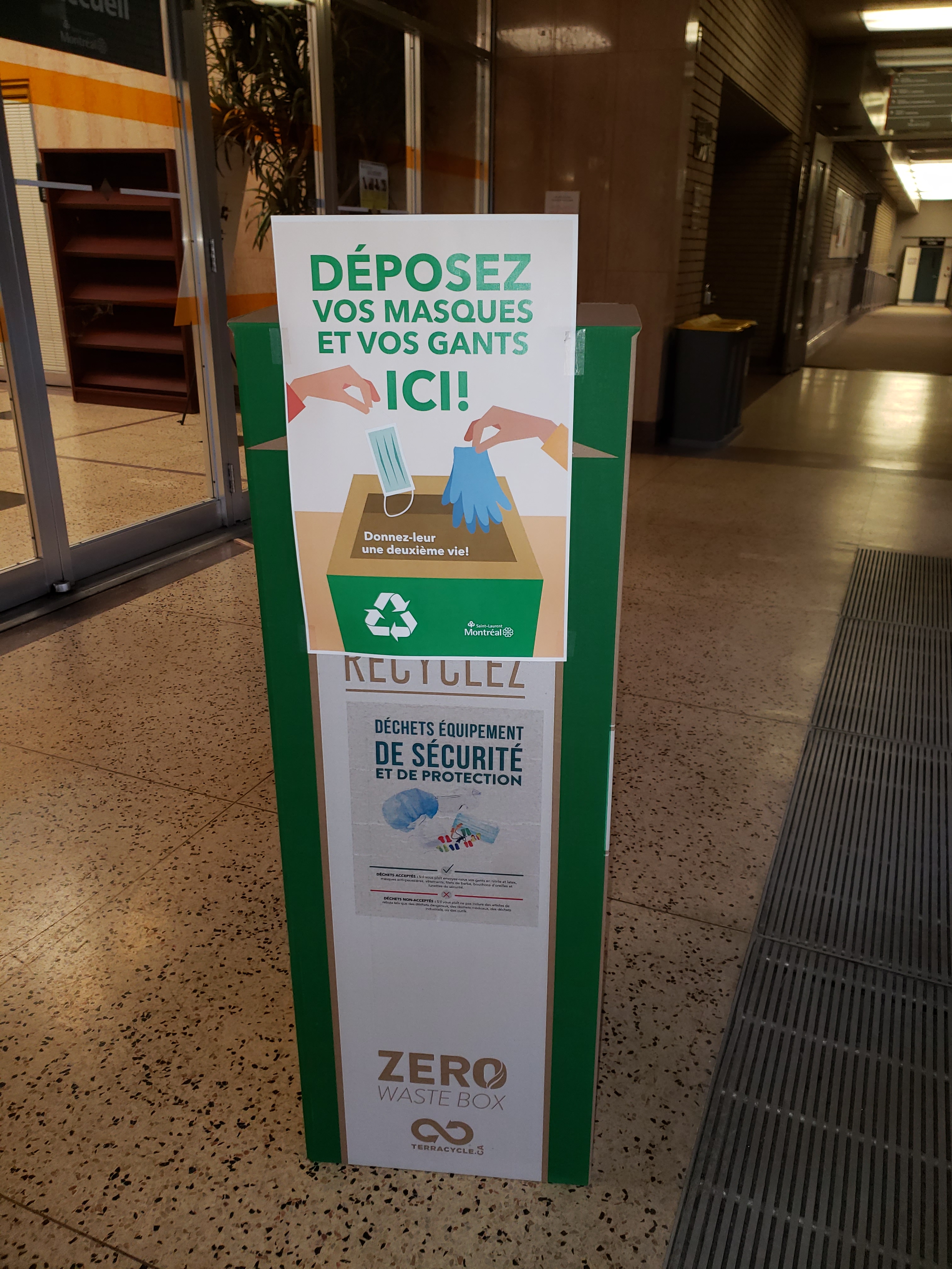 Une boîte de récupération