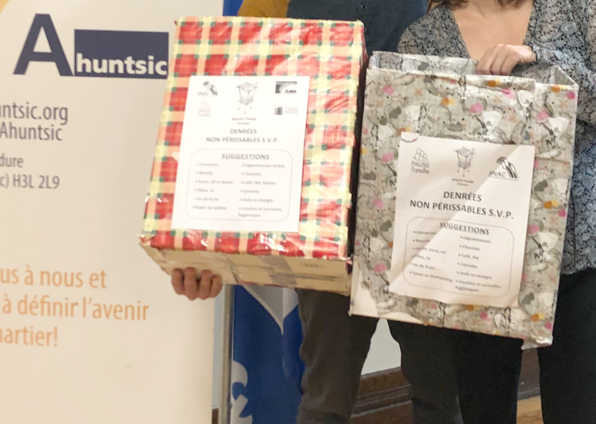 Collecte de denrées non périssables