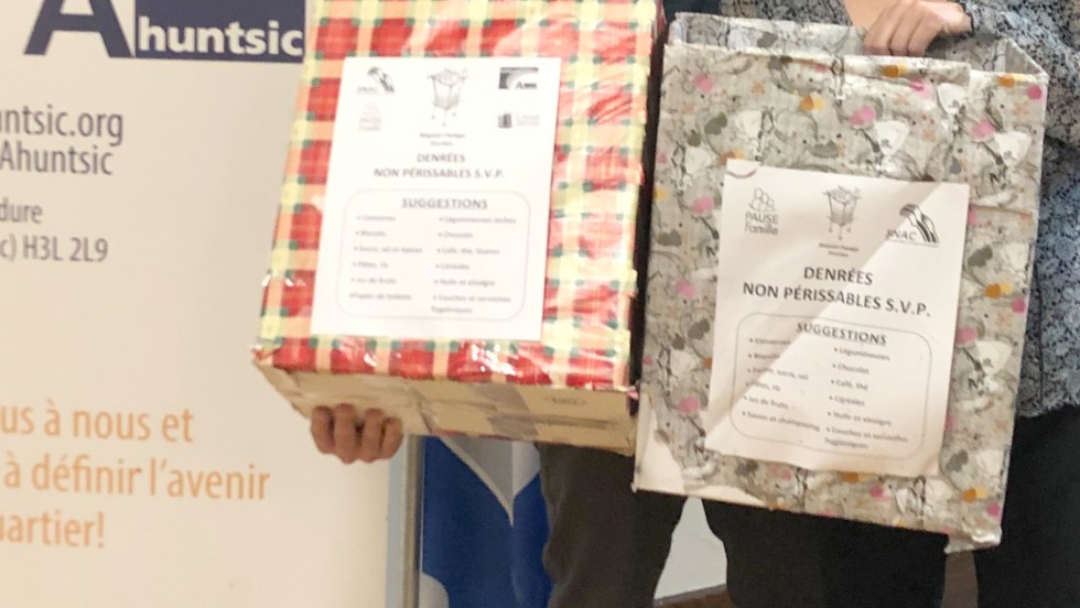 Collecte de denrées non périssables