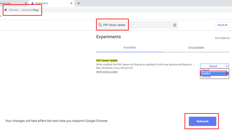 Les trois premières étapes pour activer le nouveau lecteur PDF se font à même le navigateur Chrome. étapes 1 à 3 ouvrir pdf google chrome