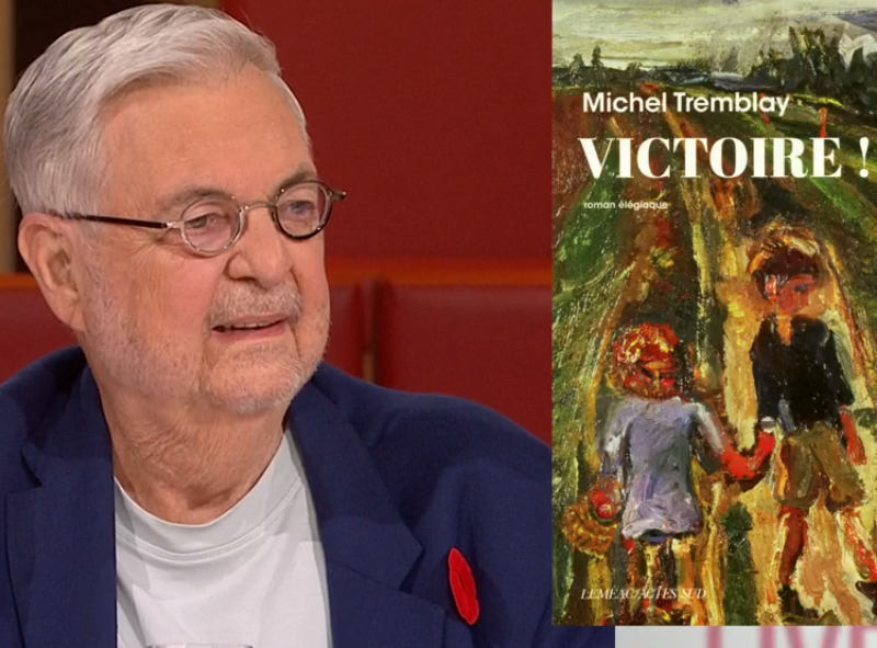 Michel Tremblay présente son nouveau roman Victoire