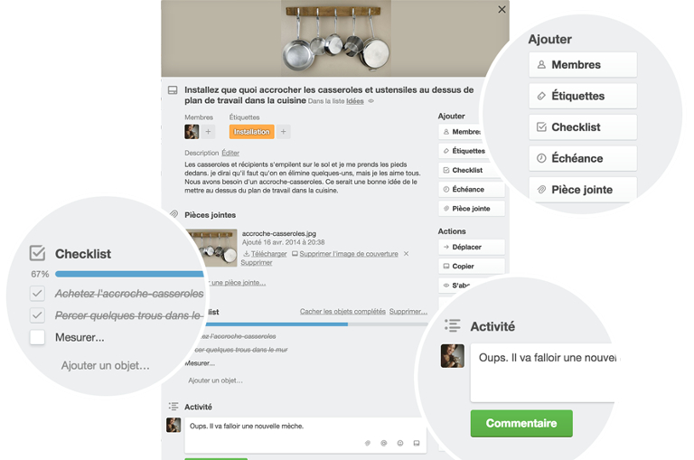 Organisez facilement votre travail d'équipe avec l'application Trello. Trello application organisation tâches télétravail