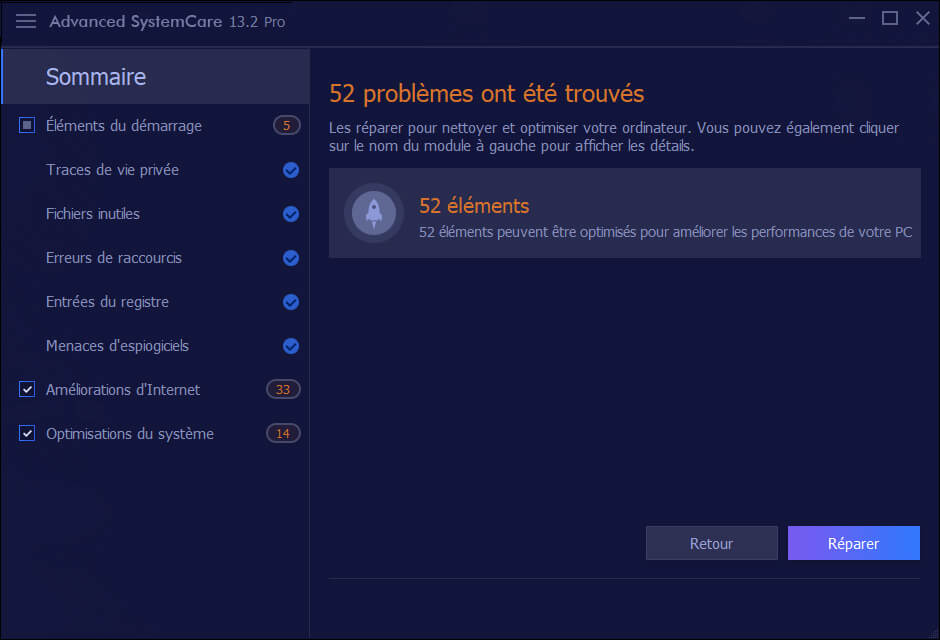 Advanced SystemCar 13 Pro analyse PC