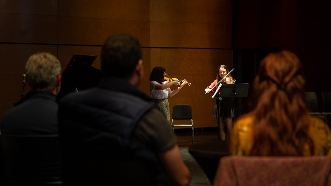 Des musiciennes du programme du cégep de Saint-Laurent
