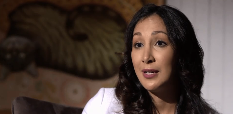 La députée Marwah Rizqy sur le plateau de l’émission Les Francs-tireurs