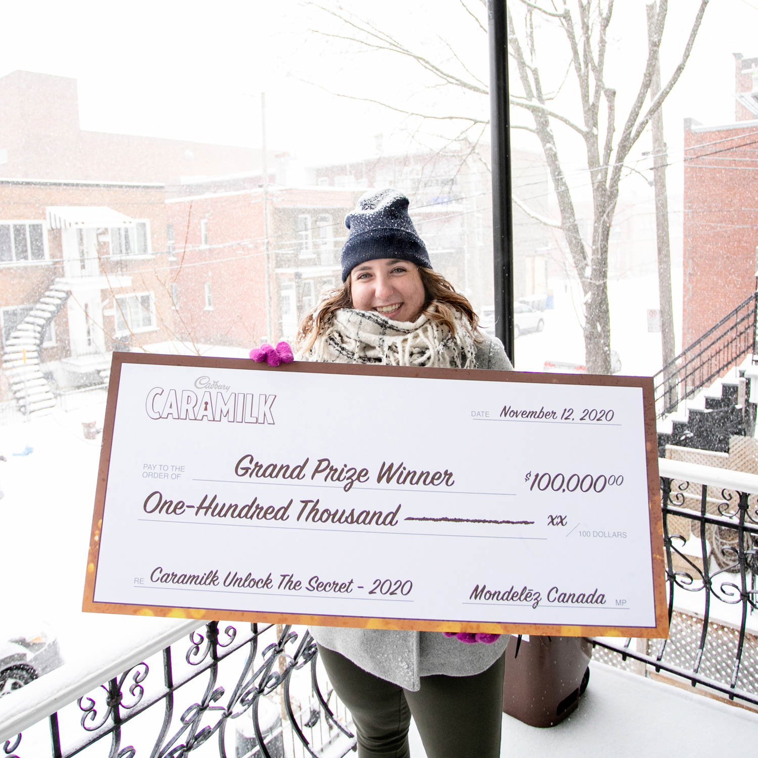 Jessica Thompson est la gagnante du concours du secret de la Caramilk.