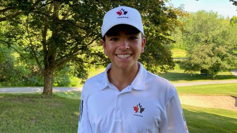 Malik Dao, l’un des trois golfeurs méritants, a été sélectionner au sein d’Équipe Canada Junior.