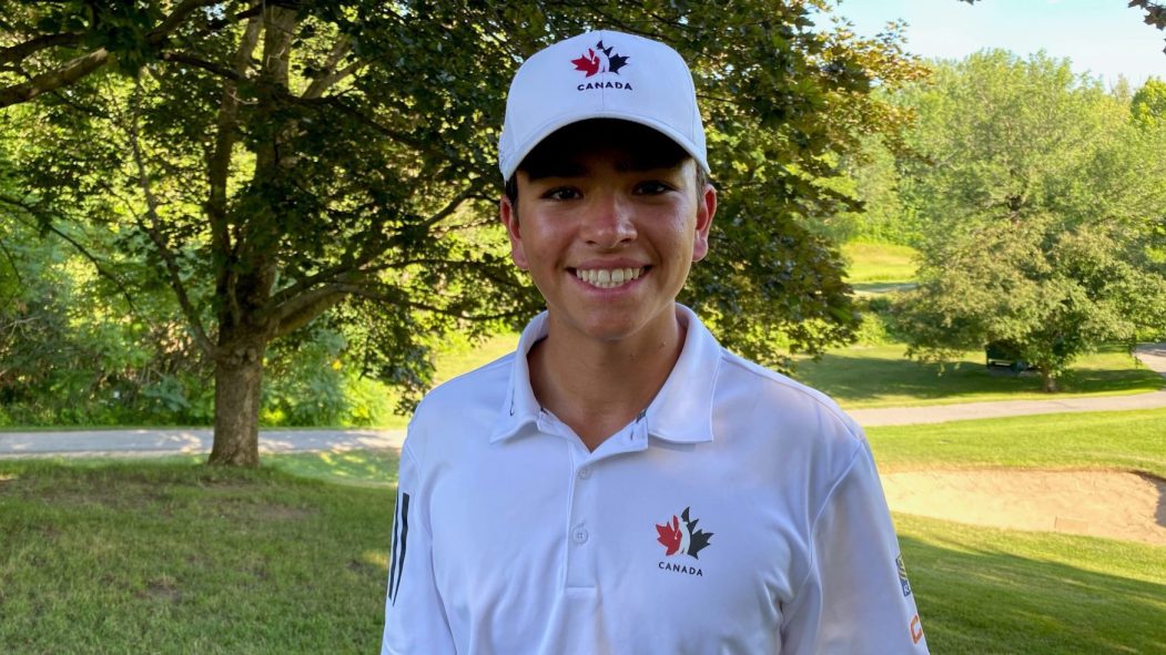 Malik Dao, l’un des trois golfeurs méritants, a été sélectionner au sein d’Équipe Canada Junior.
