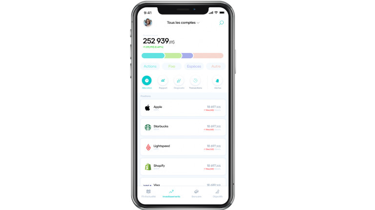 La version Premium d’Hardbacon nous permet de suivre rapidement tous nos investissements. Hadbacon application investissement