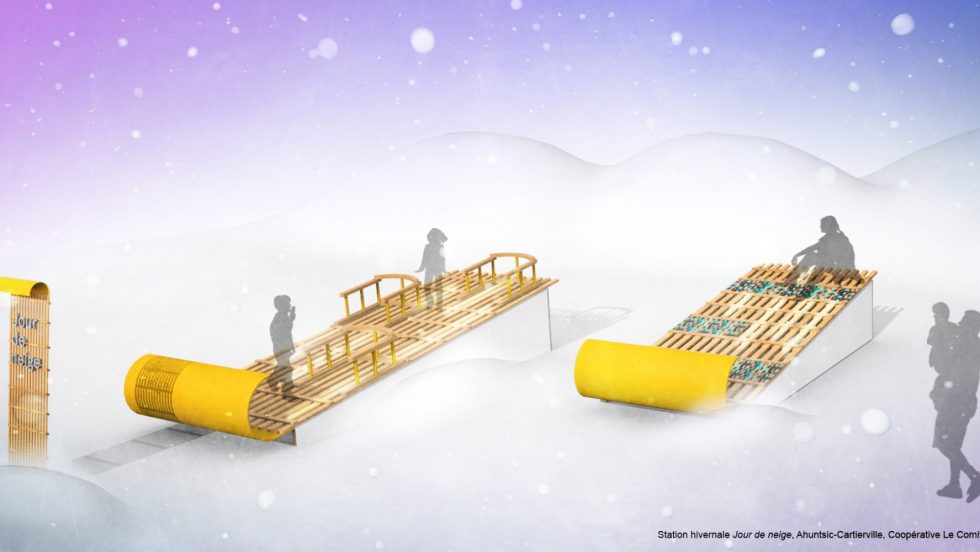 Une des stations hivernales, celle du parc Tolhurst.