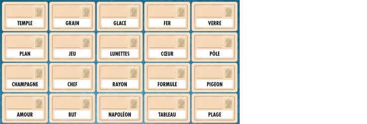 id&eacute;es jeux videoconference No&euml;l Codenames