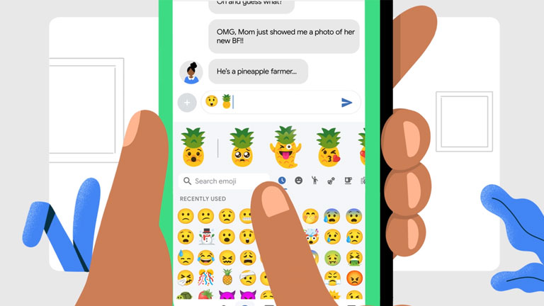 nouveaux emoji kitchen Android 11