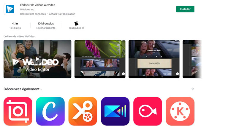 Le Chromebook possède de multiples applications de création compatibles avec son système. nouvelles applications disponibles montage vidéo animations conception