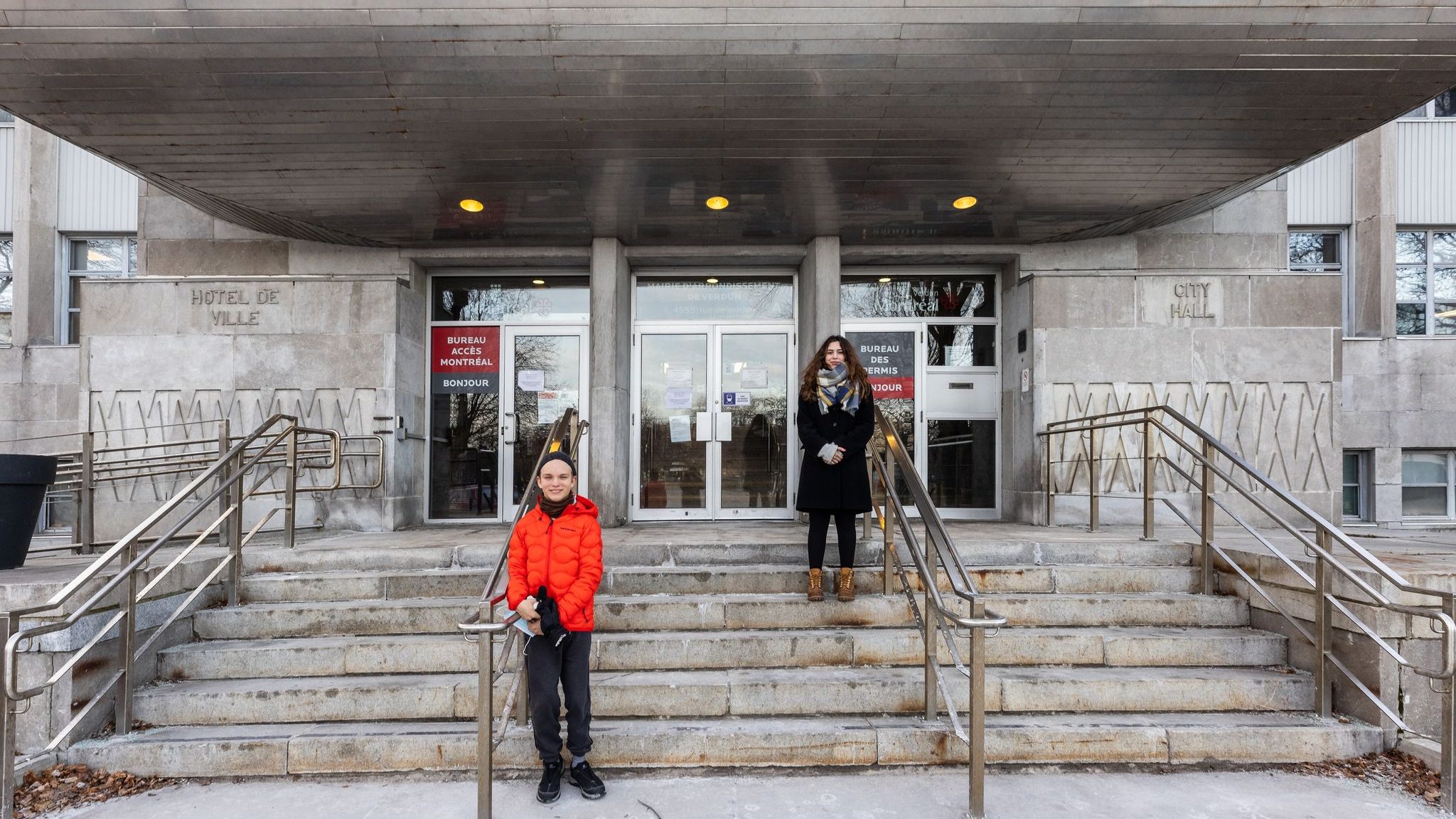 Les nouveaux membres au Conseil jeunesse de Verdun: Torie Bouchard-Côté et Gustave Soucy-Breton