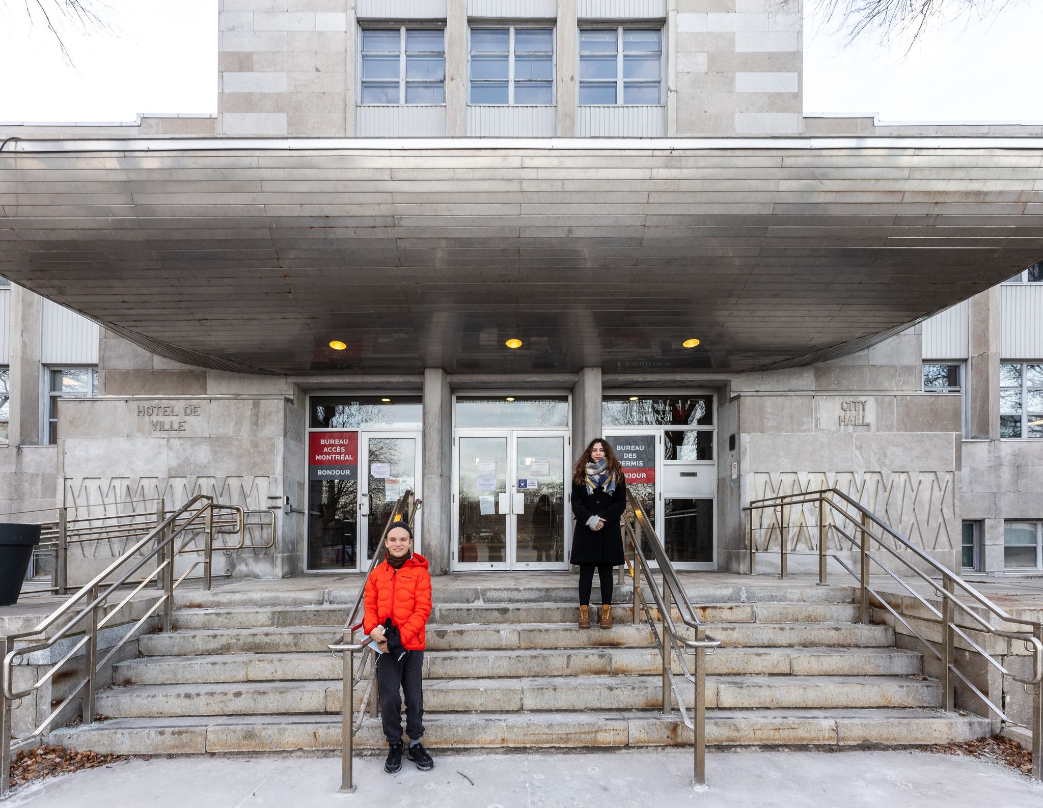 Les nouveaux membres au Conseil jeunesse de Verdun: Torie Bouchard-Côté et Gustave Soucy-Breton