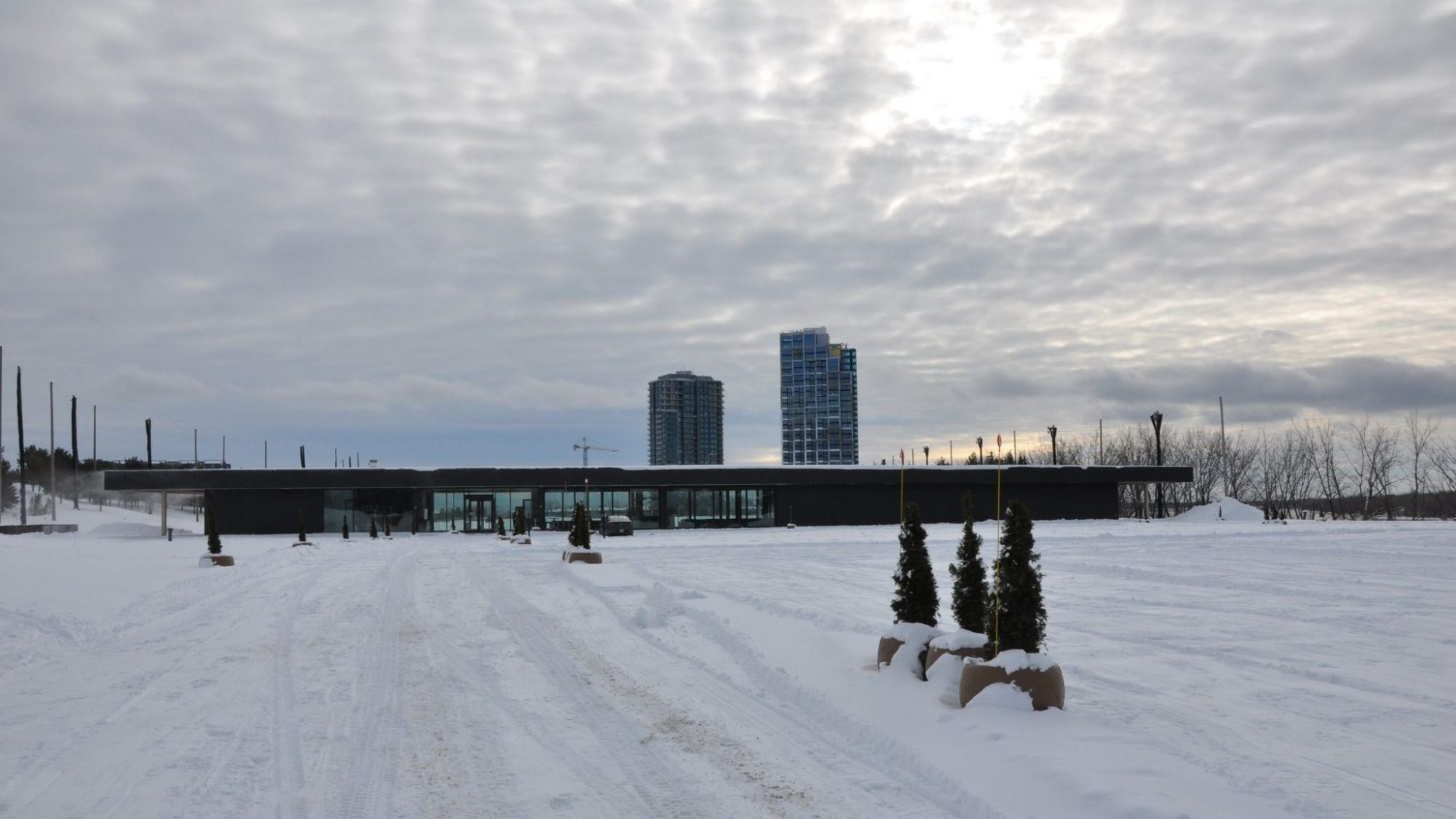 Le Golf Exécutif Montréal en hiver.