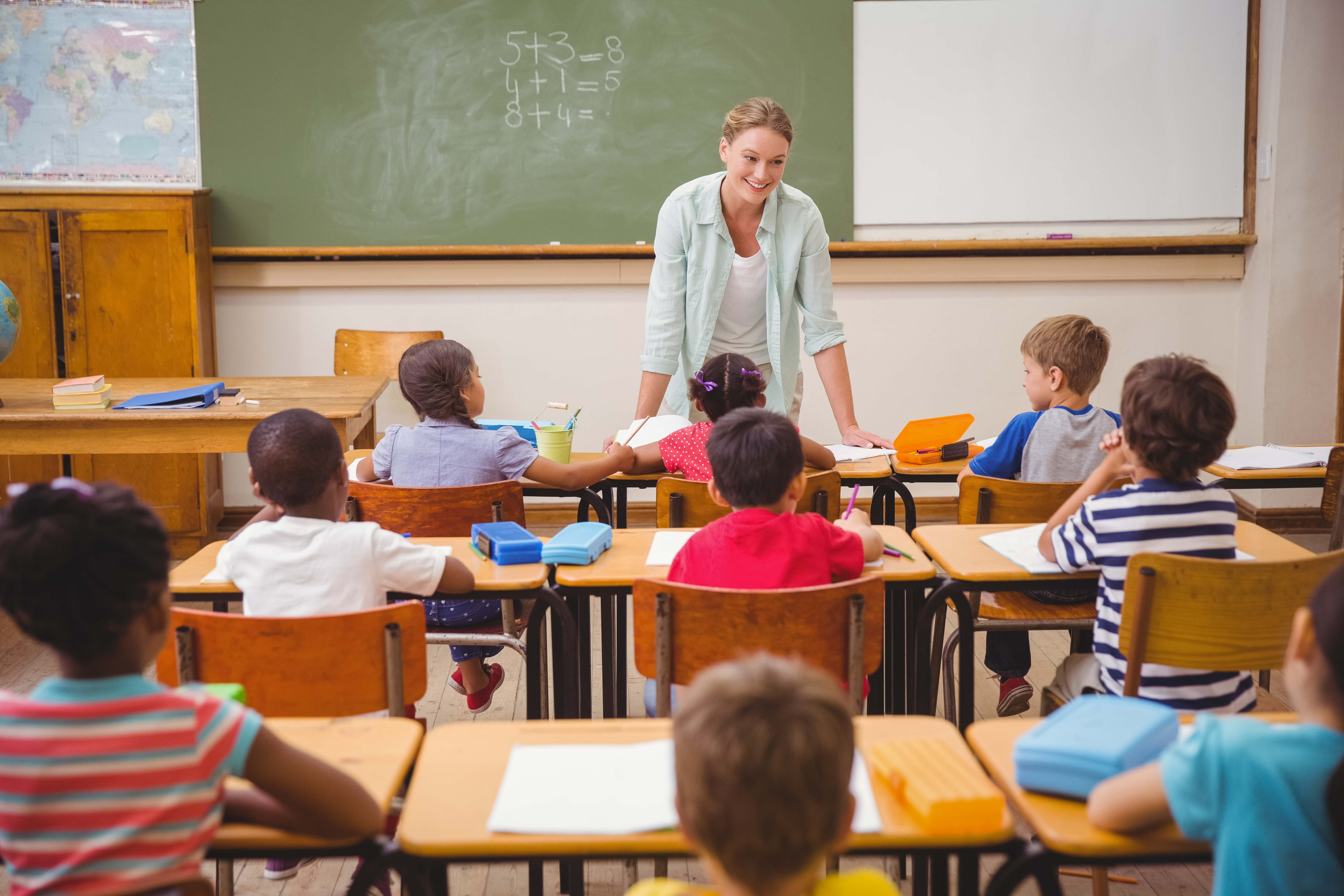 Une classe dans une école