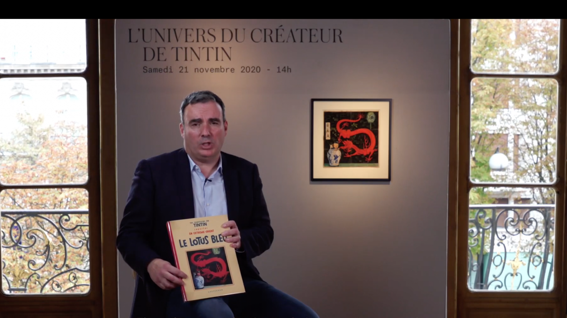 Tintin: record attendu pour le mystérieux Lotus bleu d'Hergé aux enchères