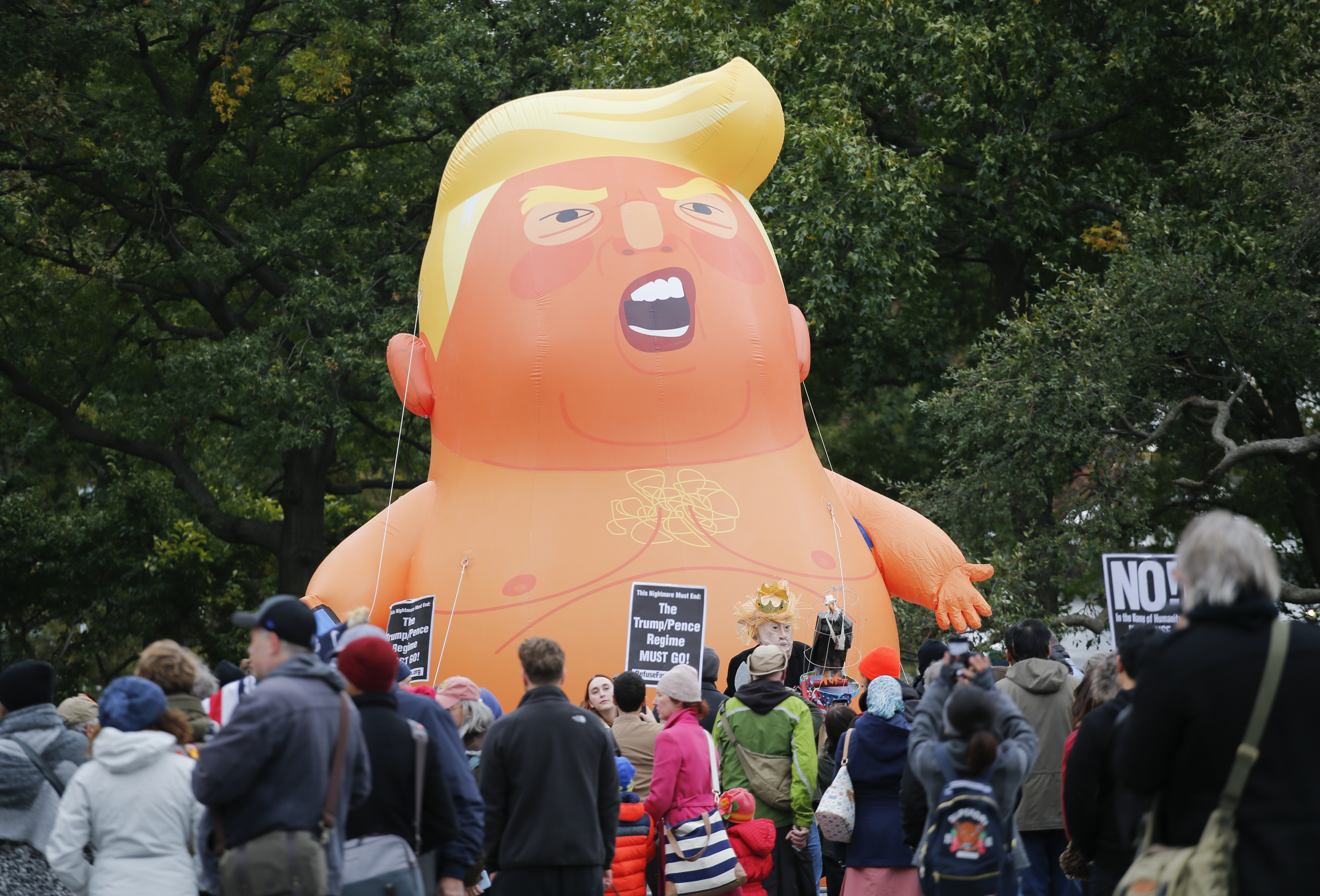 Le «bébé Trump» entre au musée à Londres