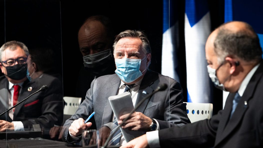 François Legault Horacio Arruda Christian Dubé Québec pandémie