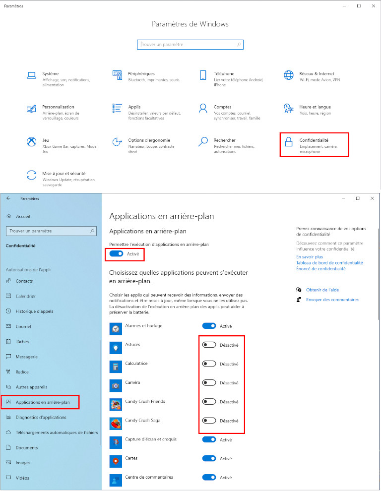 Voici comment désactiver les applications qui s’exécutent en arrière-plan sur un ordinateur avec Windows 10. Comment désactiver les applications en arrière-plan sur Windows 10