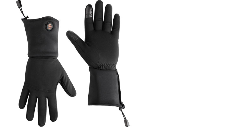 Puisque la doublure est ajustée, elle peut être utilisée seule ou sous des mitaines selon la température. gants chauffants rechargeables québécois ewool