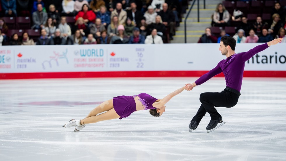 Maxime Deschamps a comme partenaire Deanna Stellato depuis deux ans.