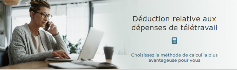 simulateur de d&eacute;duction relative aux d&eacute;penses de t&eacute;l&eacute;travail