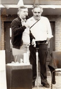 Georges Roman et Marcel L&eacute;ger en 1982.