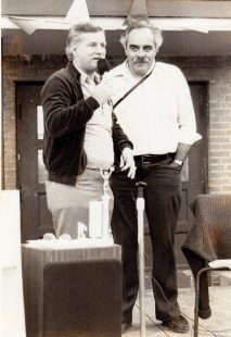 Georges Roman et Marcel Léger en 1982.