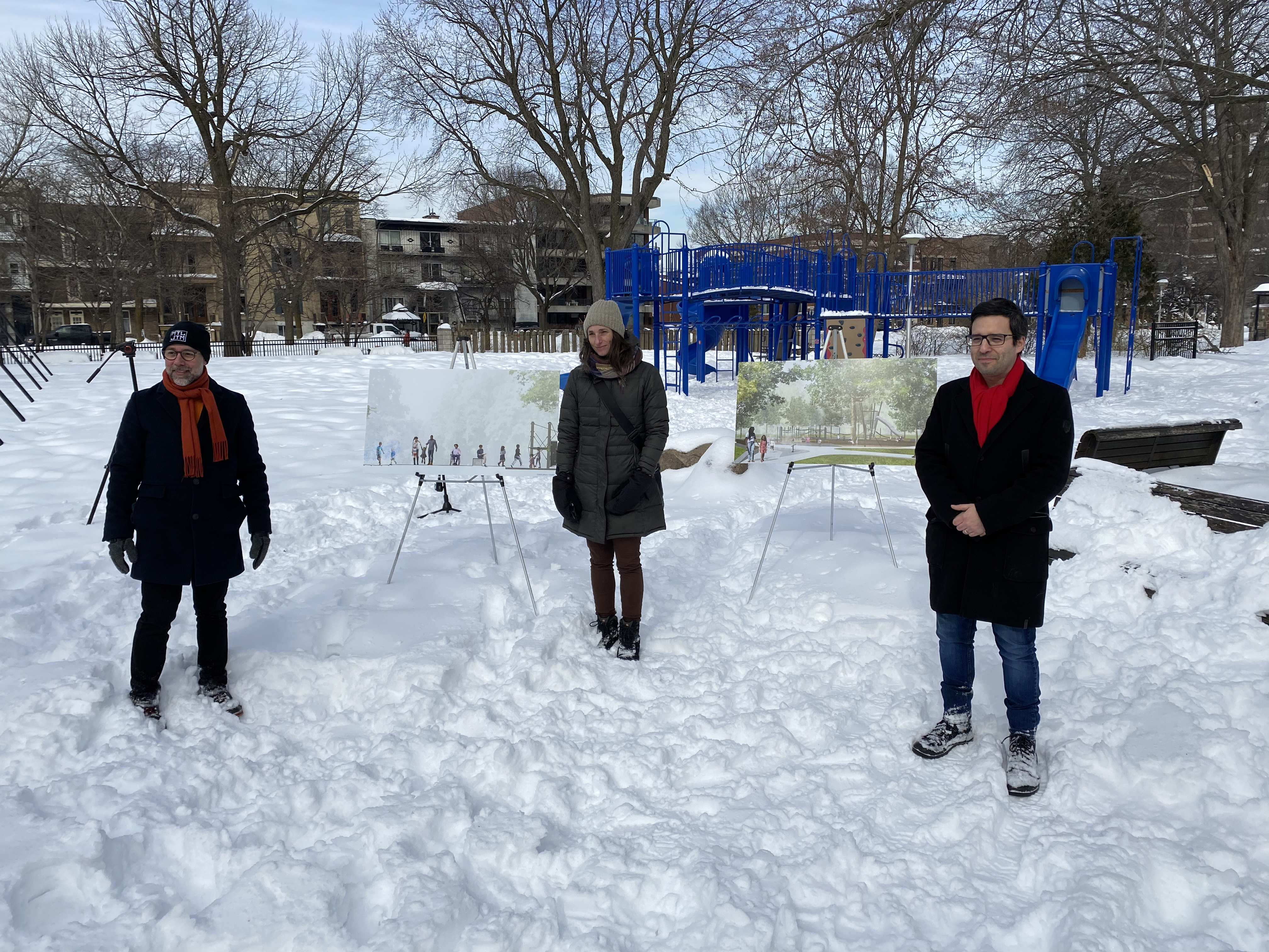 Parc La Fontaine (point de presse)