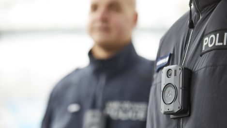 Caméra corporelle policier