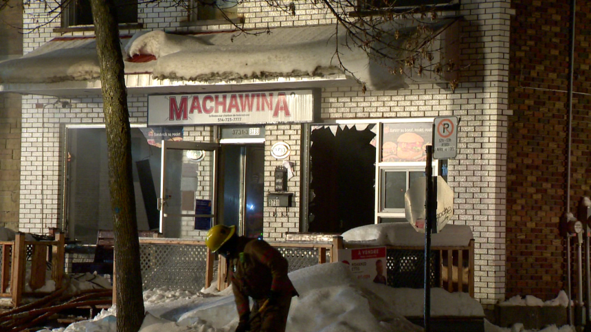 Un restaurant de la rue Jean-Talon ravagé par un incendie