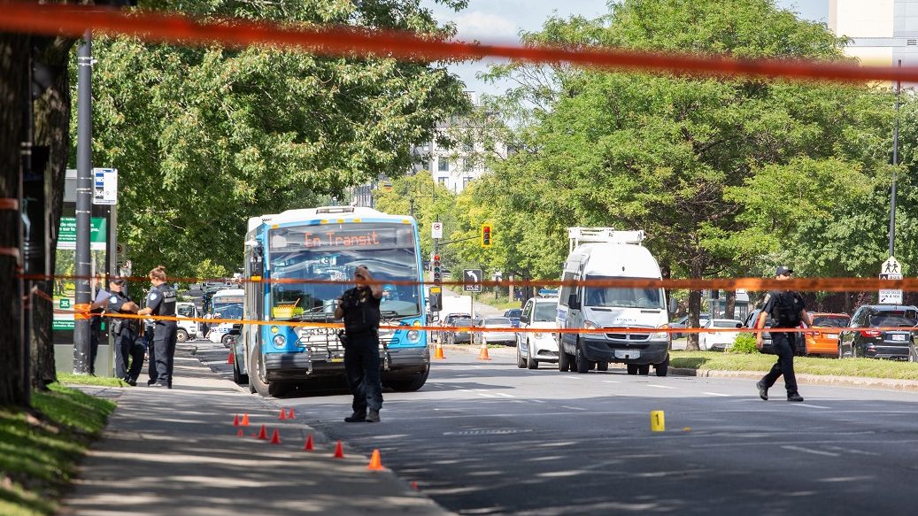 Photo sur la rue Sherbrooke.