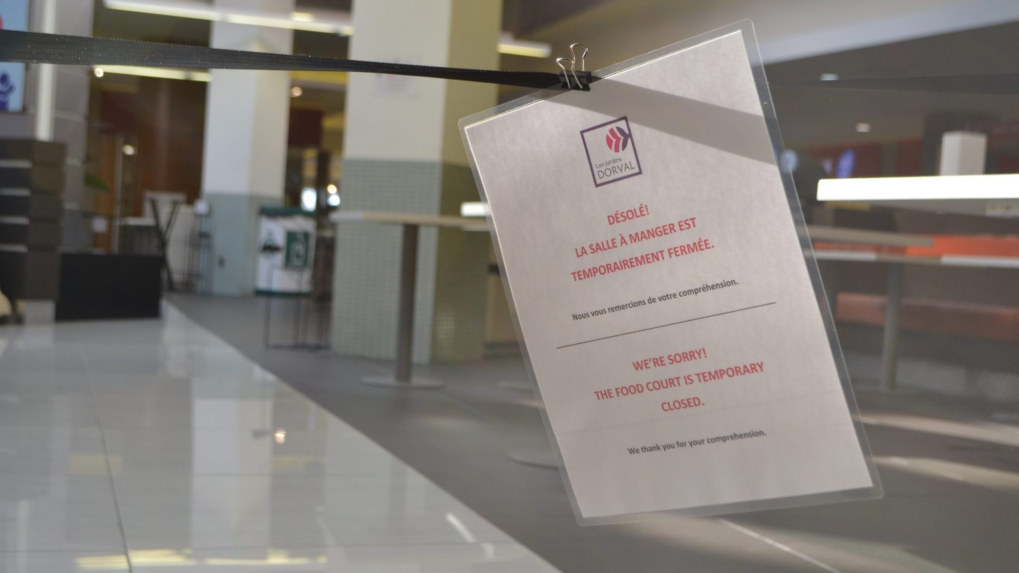 Mesures sanitaires à l’ouverture des Jardins Dorval