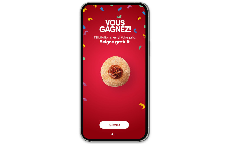 Tim Hortons D&eacute;roule pour gagner