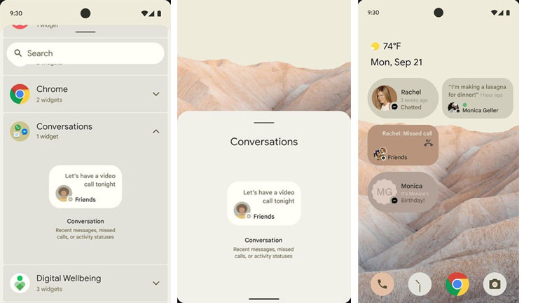 aper&ccedil;u nouveaut&eacute;s widgets