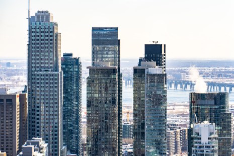 Le centre-ville de Montréal