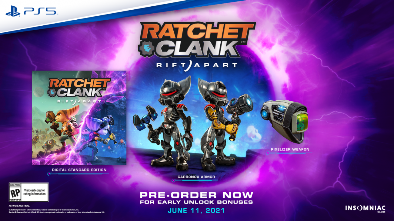 Ratchet & Clank: Rift Apart pre-order bonuses
