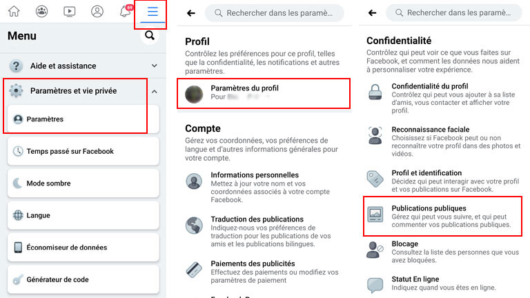 aper&ccedil;u comment limiter tous commentaires publications facebook