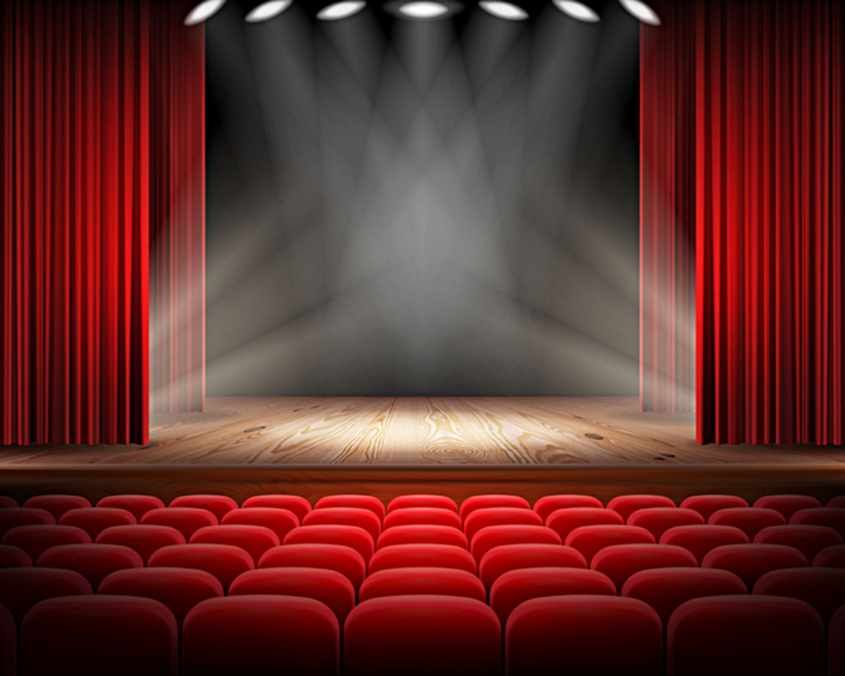 Théâtre, scène vide