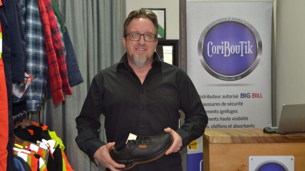 Le propriétaire de la boutique, Louis Corriveau