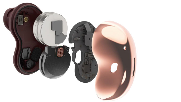 &eacute;couteurs boutons sans fil samsung galaxy buds live qualit&eacute; audio r&eacute;duction bruits