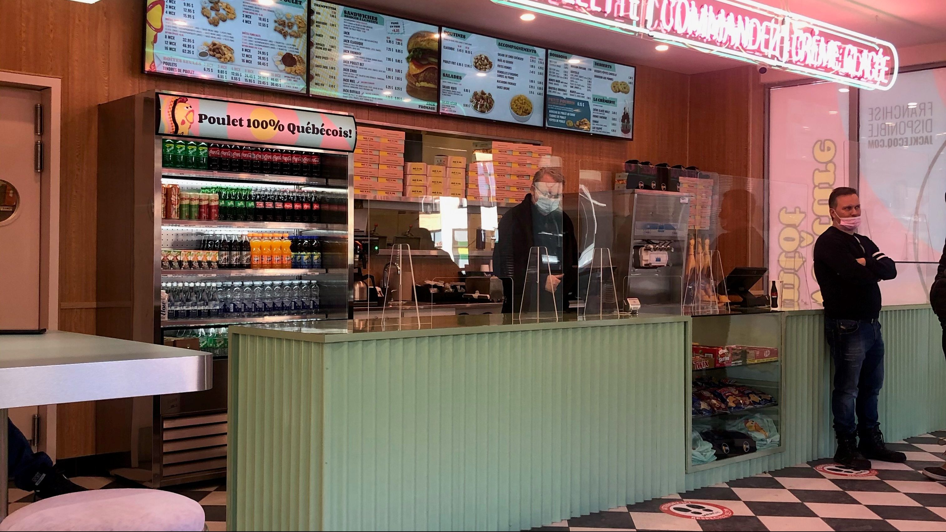 Le restaurant Jack le coq à Verdun.