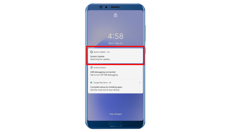Fausse notifications virus application mise &agrave; jour Android